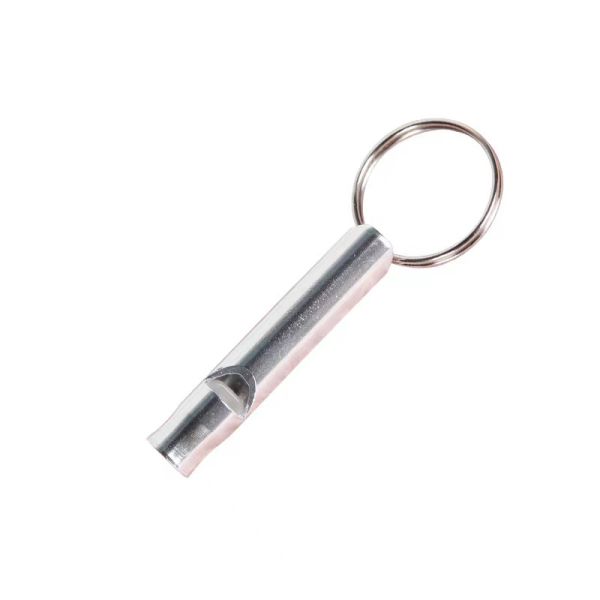 Pet Barking Control Whistle Stocked Aluminum Alloy Training Deterrence Tool