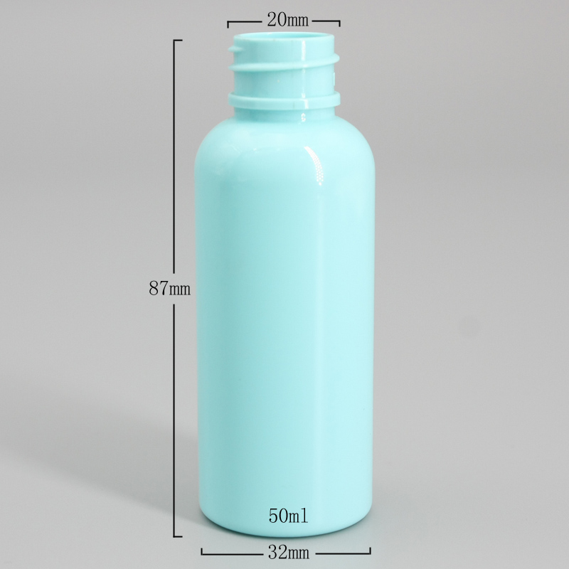 Голубые зеленые бутылки с водой 50ml 20mm Biodegradable