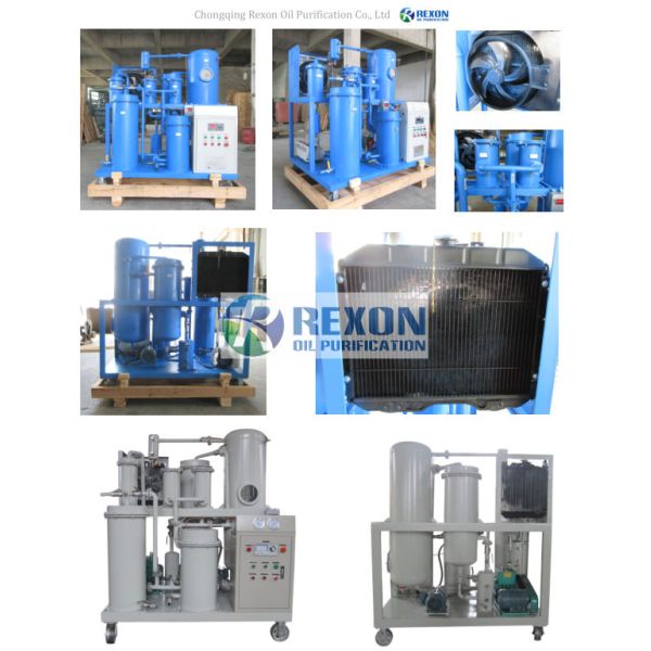 Multi Functional Lubricating Oil Purifier 3000LP With Touch Screen / Dynamical Display