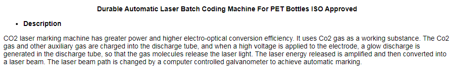 Le laser de CO2 codant la machine pour l'ANIMAL FAMILIER met l'OIN en bouteille de numéro de lot a approuvé