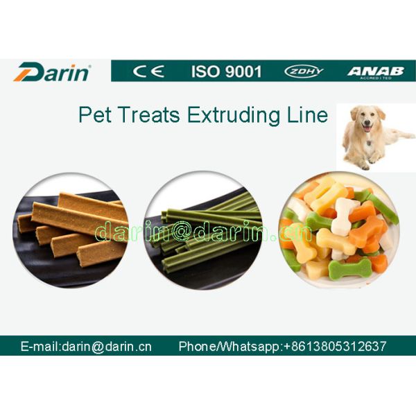 Extrusor económico de la comida de perro casero del cuidado dental, maquinaria de alimento para animales