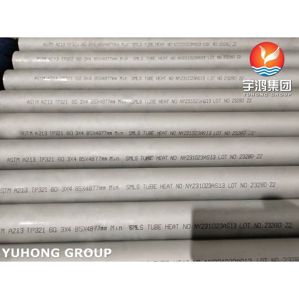 A213 TP321 Stainless Steel Seamless Boiler Tubes Used In High Temperatures
