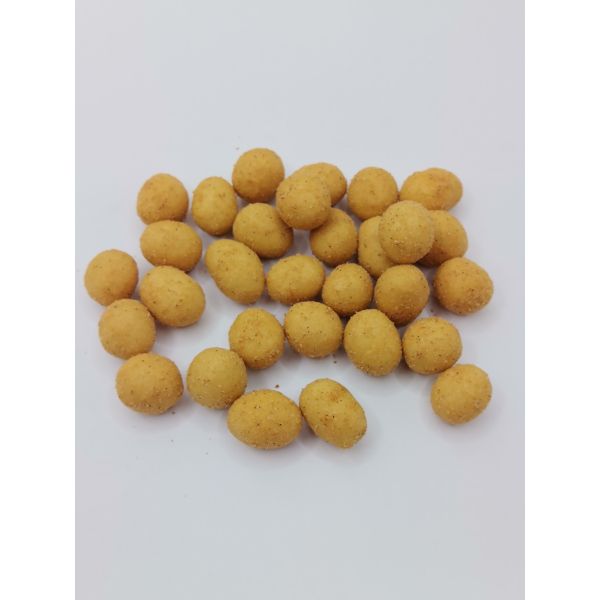 BBQ Coated Peanuts with Rich BBQ Steak Flavor, Premium Plump Whole Peanuts, and Tapioca Starch Coating for Crispy Texture