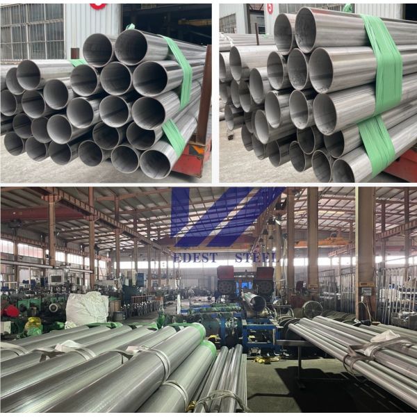 SS 201 304 304L 316 2205 Stainless Steel Welded Pipe Round Non Rusting