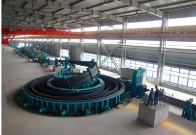 linha equipamento 35KW do tubo de 8M Horizontal Steel Strip do acumulador