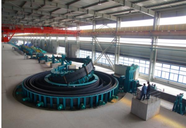 linha equipamento 35KW do tubo de 8M Horizontal Steel Strip do acumulador