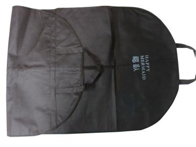 Mermaid Black 75g Unwoven Fabric With PVC Cover Suit Garment Bag 120cm * 60cm