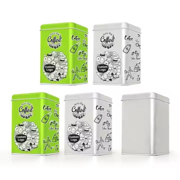 250g 300g 500g Custom Food Grade Sealed Tea Tin Packaging Luxury Airtight Screw Top Metal Round Pink Coffee Bean Tin Can