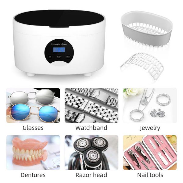 Skymen JP-895 600ml Ultrasonic Jewelry Cleaner 40KHz 30min Timer