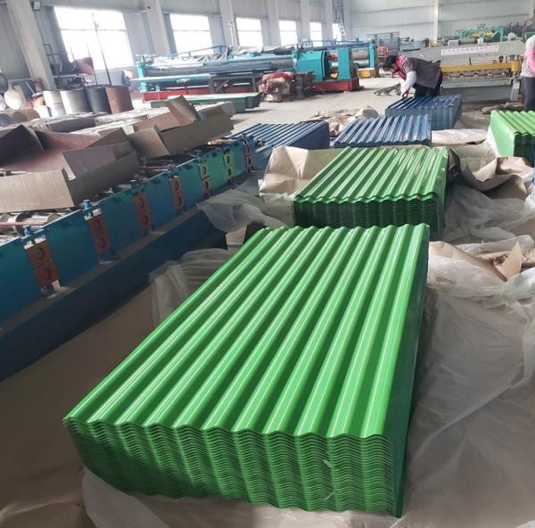 O zinco do metal de ASTM galvanizou folha telhando ondulada do telhado do ferro de folhas