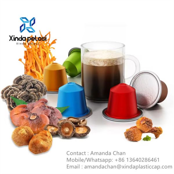 Popular Empty Coffee Capsules With Aluminum Foil Nespresso Coffee Pods