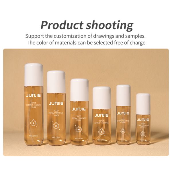 Wholesale PET Plastic Cosmetic Serum Lotion Pump Bottle 100ml Empty Skincare Container Facial Toner Packaging Custom Color Logo