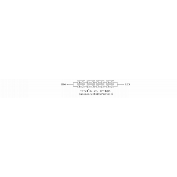 100 Nits Hight Brightness TFT LCD Display 3.5 Inch Hvga 320*480