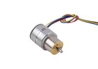 Motor de eixo de saída dupla de 4 fios 20 mm motor de corrente contínua com caixa de engrenagens de cilindro
