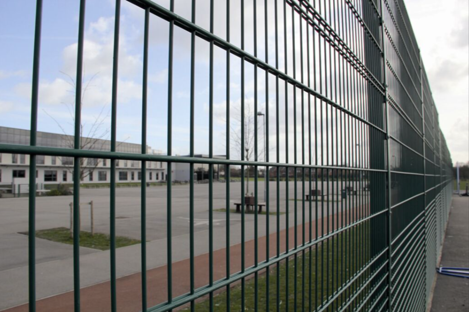 Twin Rod Double Wire Fencing Panel High Rigidity Perimeter System