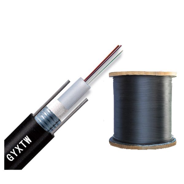 Acorazados ligeros unimodales materiales de Unitube de la base del cordón de remiendo de la fibra óptica del PE G652D 12