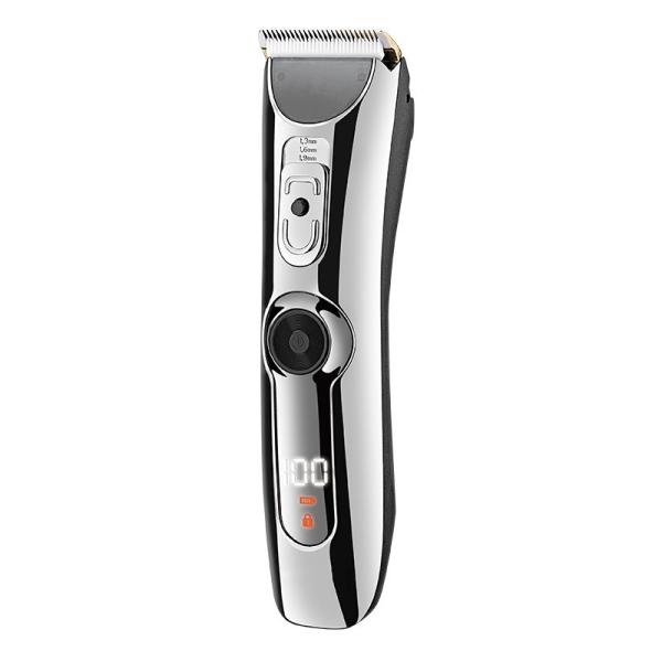 Adjustable Blade Cordless Waterproof Hair Trimmer USB Rechargeable LCD Barber Machine