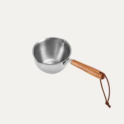 High Quality 304 Stainless Steel Measuring Cup Cooking Pot Sauce Scoop Heating Oil Pot