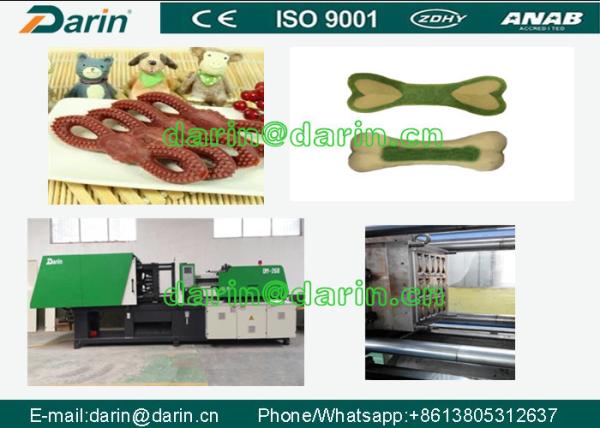 Chewy Pet Treats Injection Molding Machine Jinan Model DM268B-I