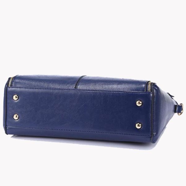 Сумка Tote воска масла женщин перекрестная шить кожаная