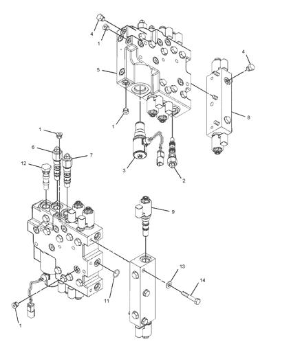 174-4913 1744913  Solenoid Valve For 950G 966G 980G Wheel Loader Parts