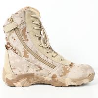 O deserto camufla botas de combate militares com as botas militares do deserto do zíper 38-45