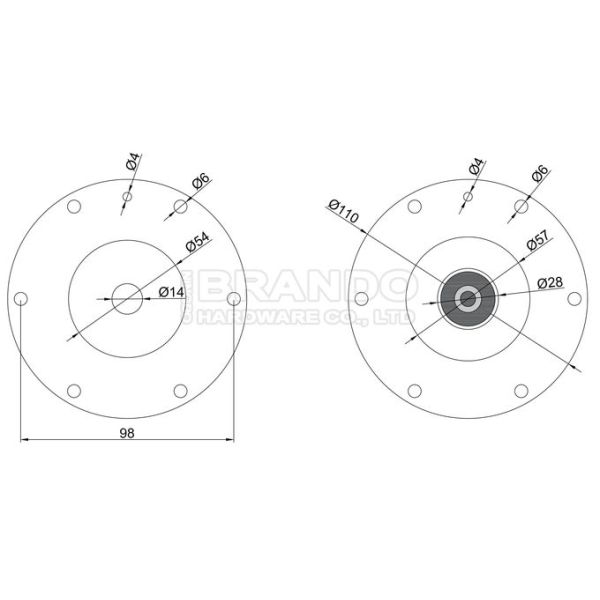 K4004 M1761 CA35 RCA35 T Series 1-1/2'' Inch Diaphragm Repair Kit