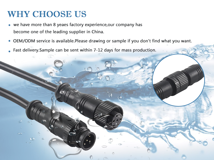 циркуляр 2 гайки металла 4pin автомобильный электрический M12 3 5 6 7 8pin привязывает водоустойчивый соединитель