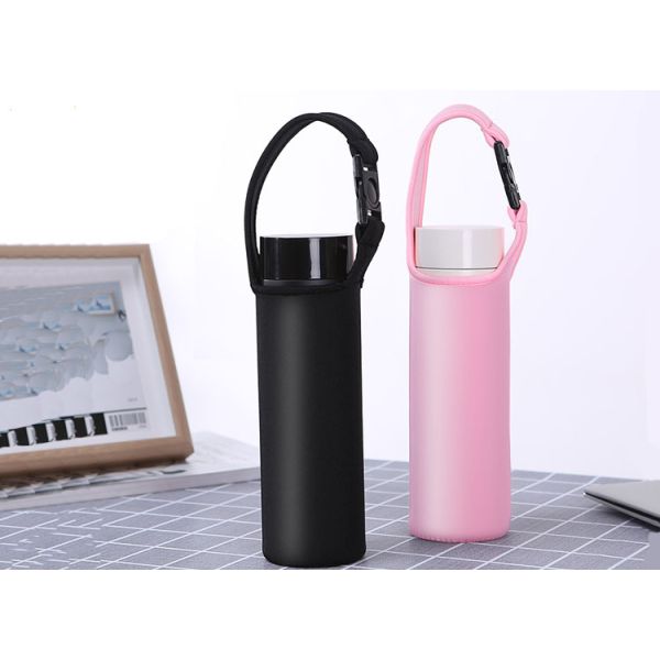 BPA FREE Collapsible fortable sleeve water bottle bags