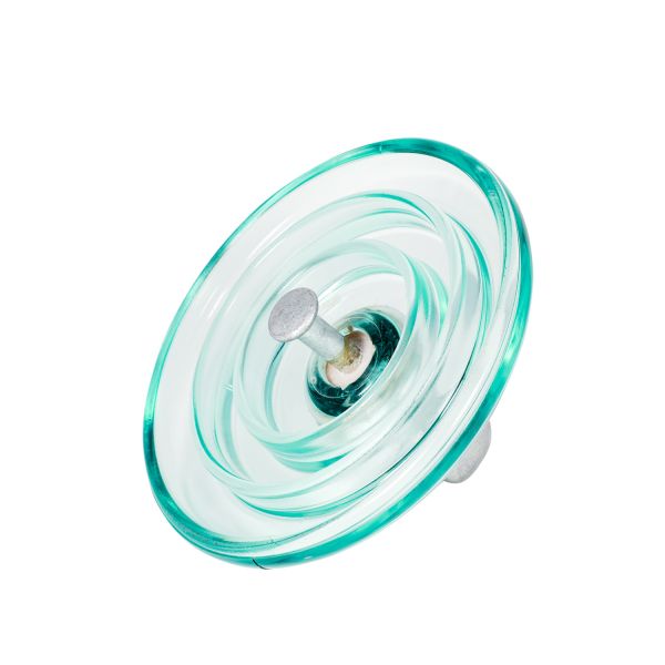 120KN 160KN Toughened Glass Suspension Insulator For Power Transmission
