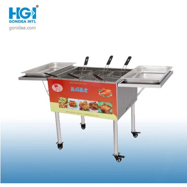 Нержавеющая сталь 15L 25L варя приборов машины Fryer газа коммерчески