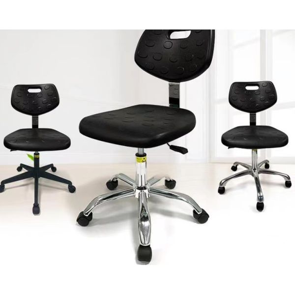 ESD Ergonomic Lab Chair Height Adjustable Anti Static For Cleanroom
