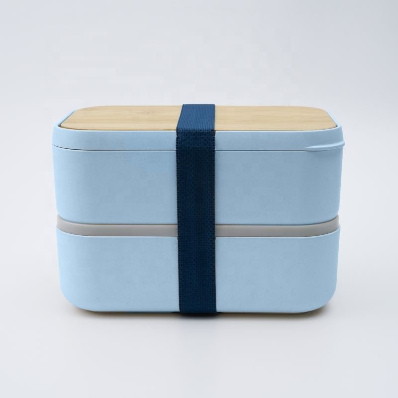 Leak-proof Eco-friendly Customizable Bento Box Microwave Safe for Kids and Adults