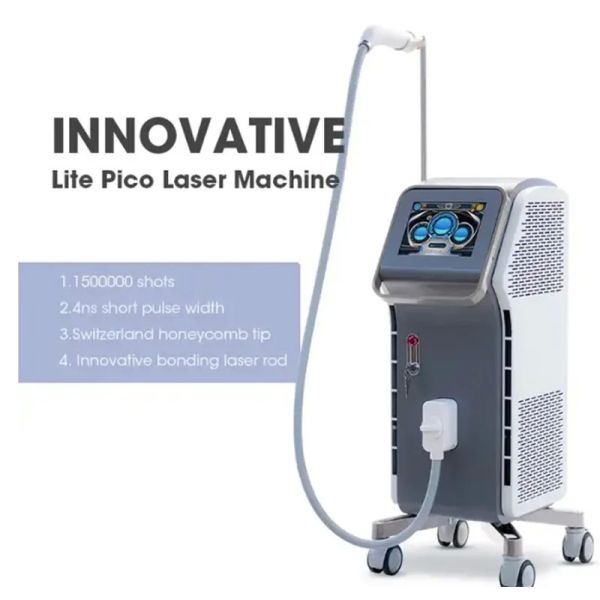 4 длины волны лазерная машина для удаления татуировок Пикосекунды для удаления пор