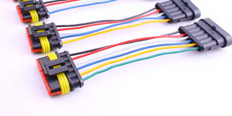 AMP Waterproof Copper Core Automotive Connector Plug Male Female Wiring Harness