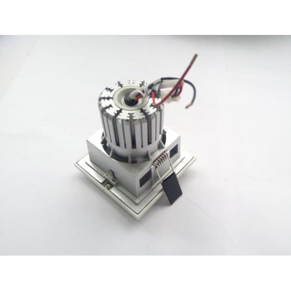 90mm Warm White COB LED Spot Downlights 7W , Hotel Room White Led Downlights