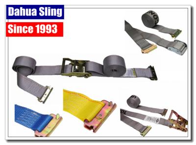 2 Custom E Track Tie Down Straps , 4500 Lb Cam Lock Straps For Tying Down