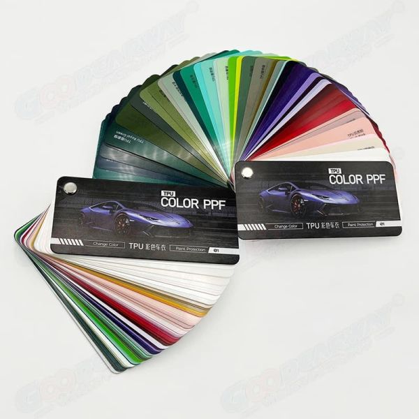 PET Crystal Crimson TPU Color PPF 7mil Gloss Self-Healing Anti-Scratch Red Film