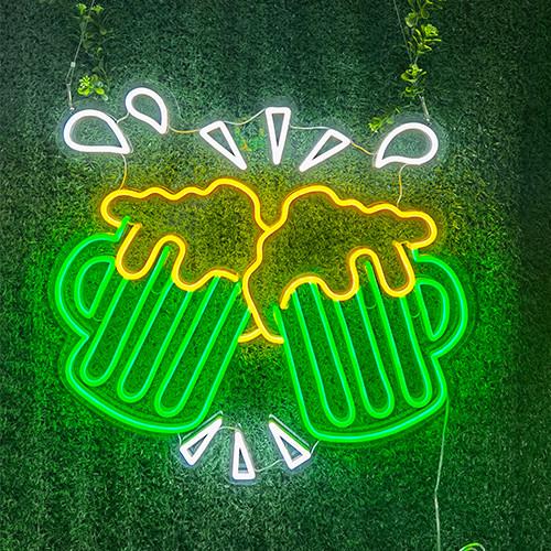 Cheers beer custom led neon sign for bar pub gift neon signs company   
