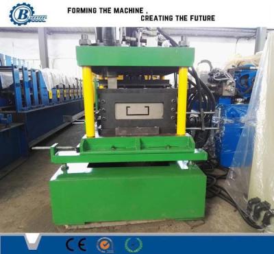Green / Blue Cr 12 Purlin Roll Forming Machine ,  Sheet Metal Shaping Machines