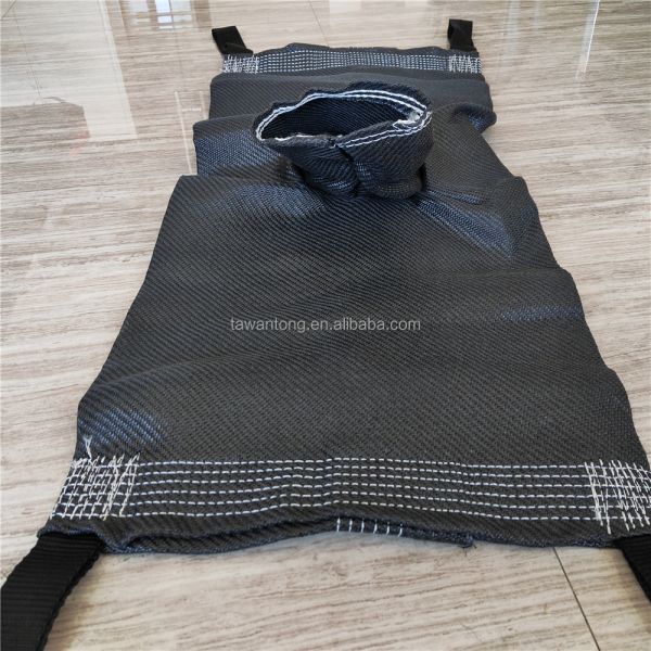 Черный PP Geotextile Geotube для защиты банков и крыши садовой дорожной основы