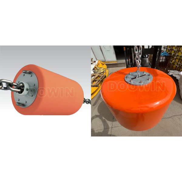 Boyas flotantes para muelles de embarcaciones de PE en alta mar, sistema de amarre de punto único en aguas profundas