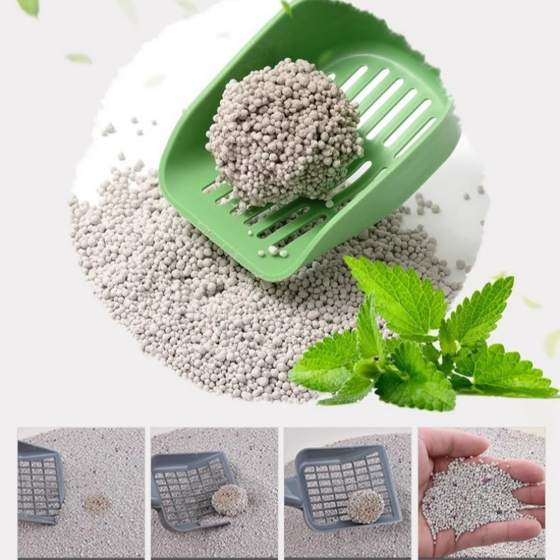 Superior Bentonite Cat Litter with Natural Clay Materials Strong Clumping and Odor Control