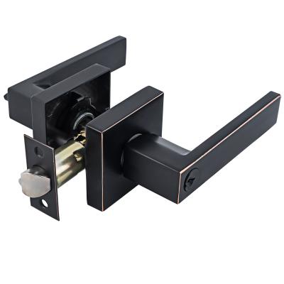 Zinc Alloy Door Locks Heavy Duty Triple Lever Locks Adjustable Plating Handle Locks Gate Door Locks With Key Door Handle