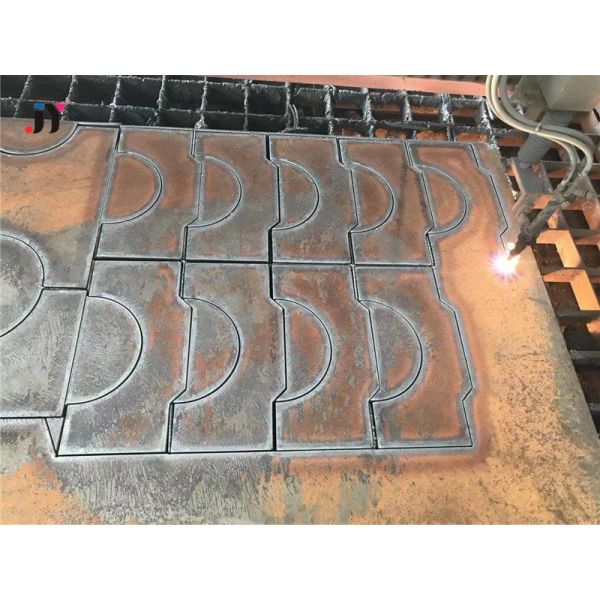 JY78 Steel Column Flame Cutting Mild Carbon Steel Plate Cutting Parts for Mechanical