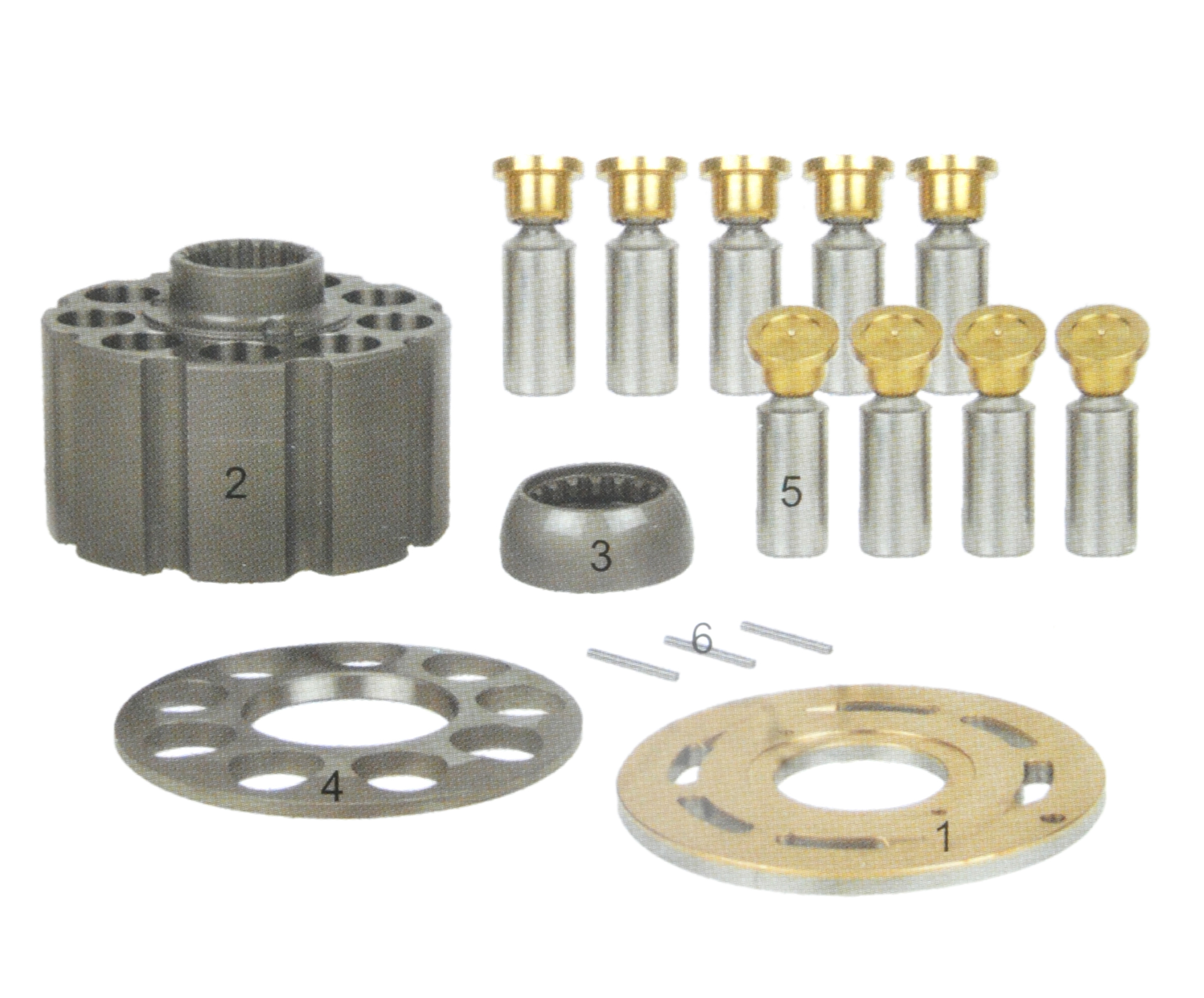 A10V43 A10V63 A10VD43 Hydraulic Components For Construction Machinery Excavators