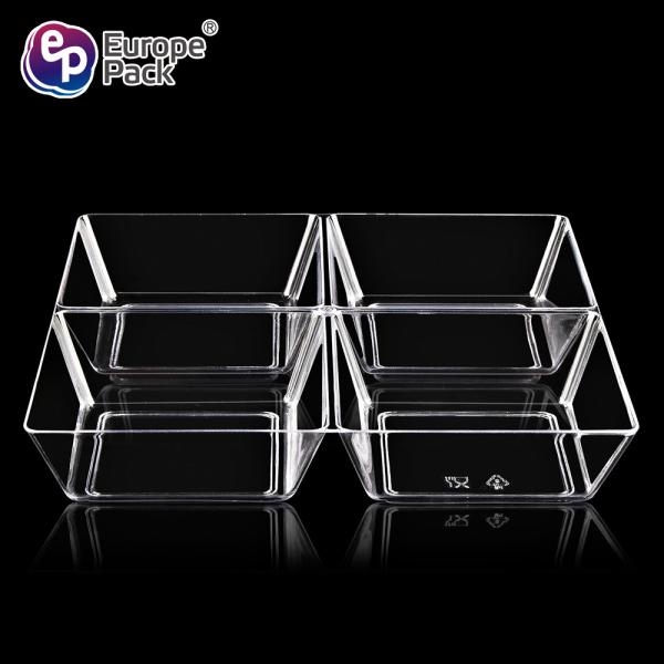 Shantou supplier plastic 4 compartment disposable food tray for sale