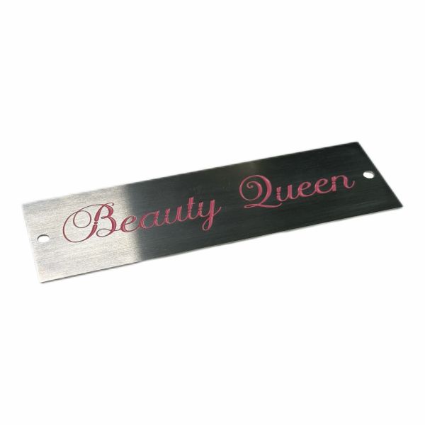Customized Stainless Steel Nameplate Color t SS Etching Name Plate