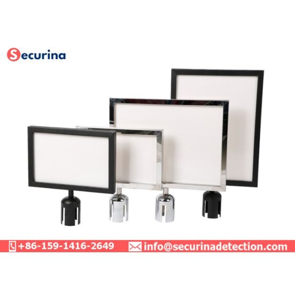 По горизонтали соединитель 63mm барьера сдерживания толпы рамки A4 с 3 цветами