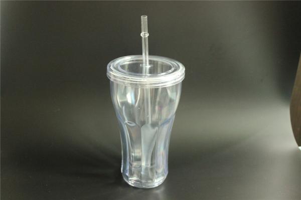 18oz tumbler with straw/double wall tumbler